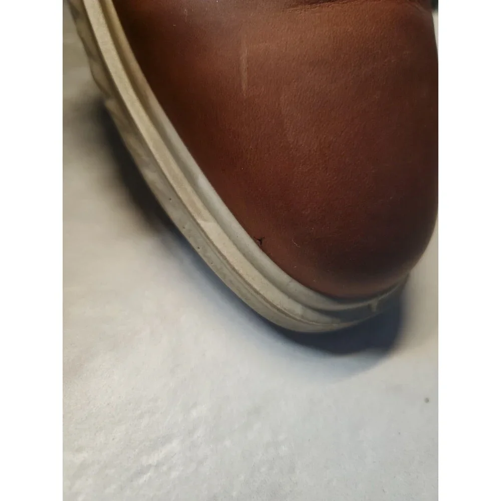 ECCO Men's ST.1 Hybrid Lite Leather Derby Oxford Shoes Brown Size 40 EU 6/6.5 US